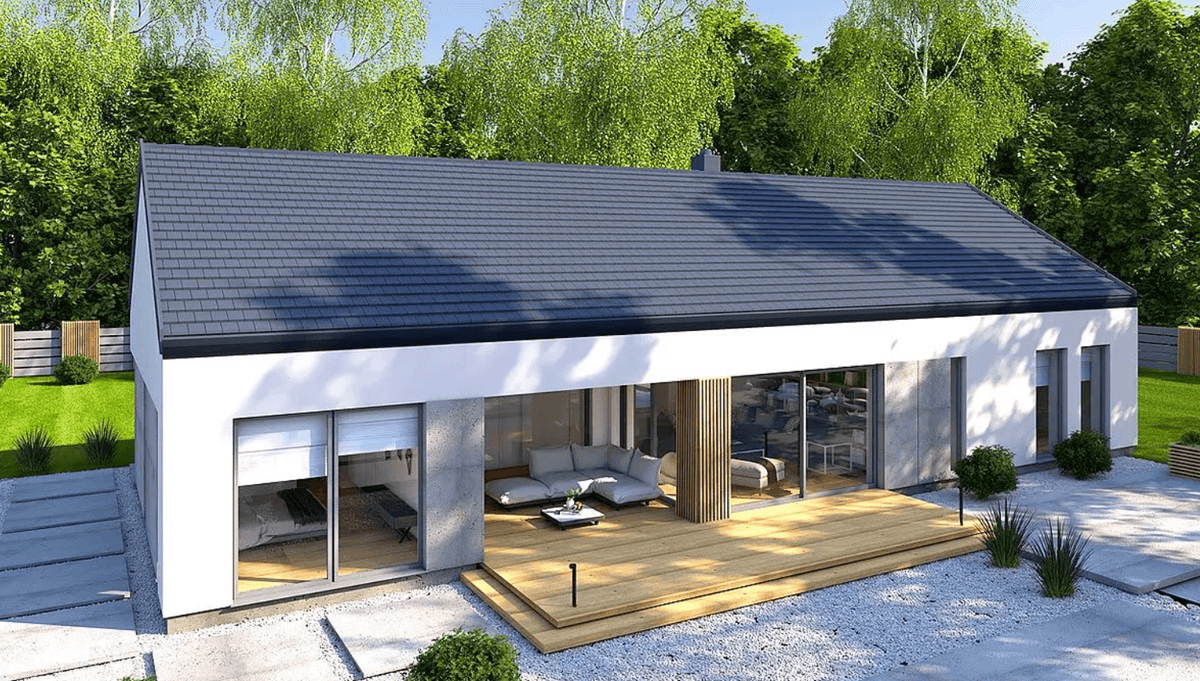 Projekty domów tanich w budowie