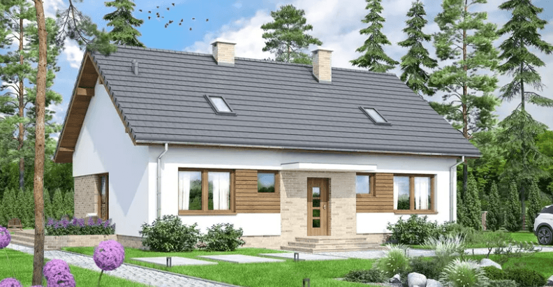Projekty domów z poddaszem do adaptacji. Domy parterowe z poddaszem do adaptacji