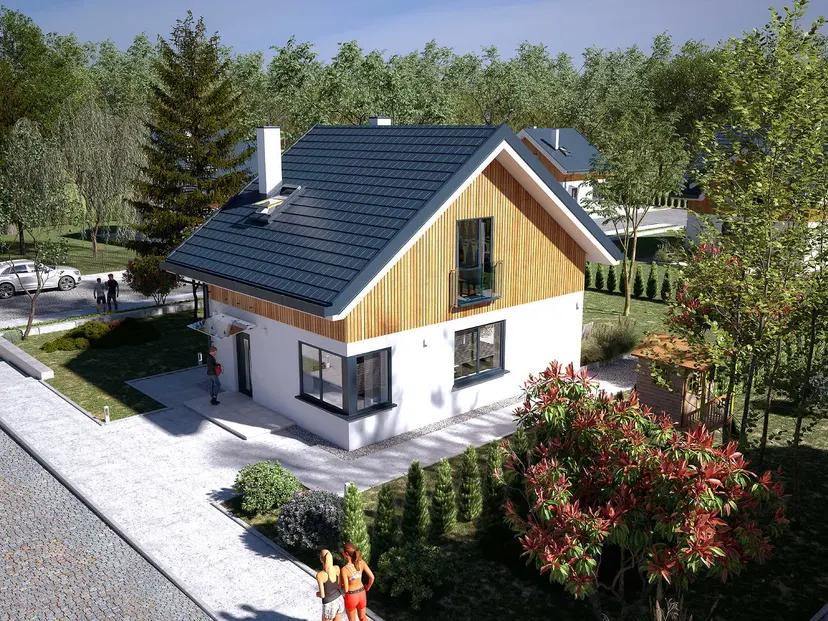 Projekty domów na pochyłą działkę