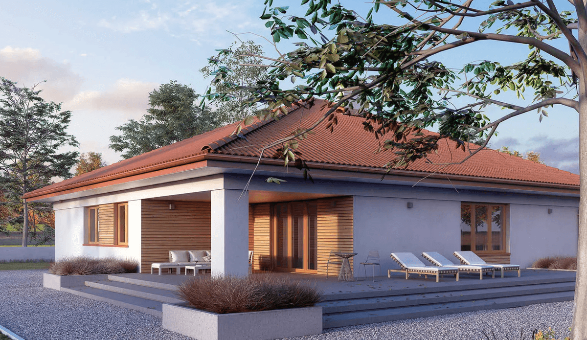 Projekty parterowe z 4 pokojami