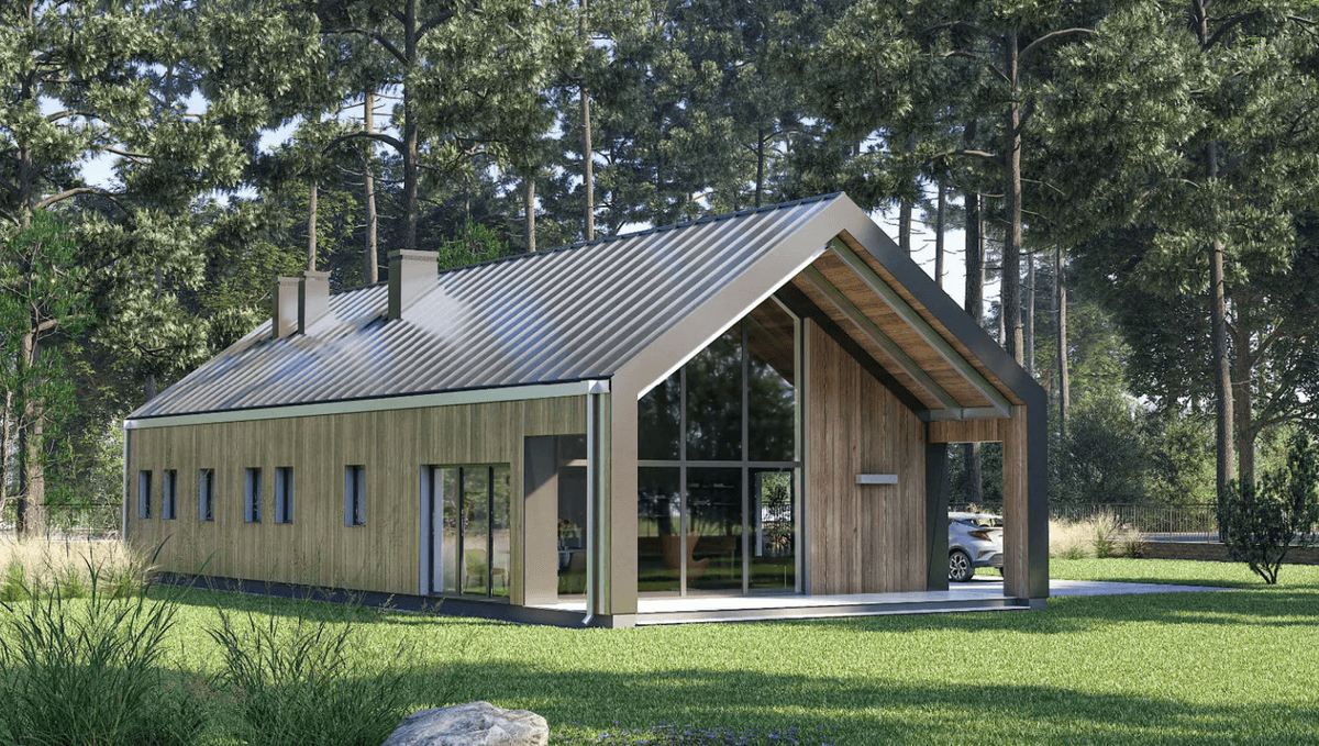Projekty domów z wejściem od południa