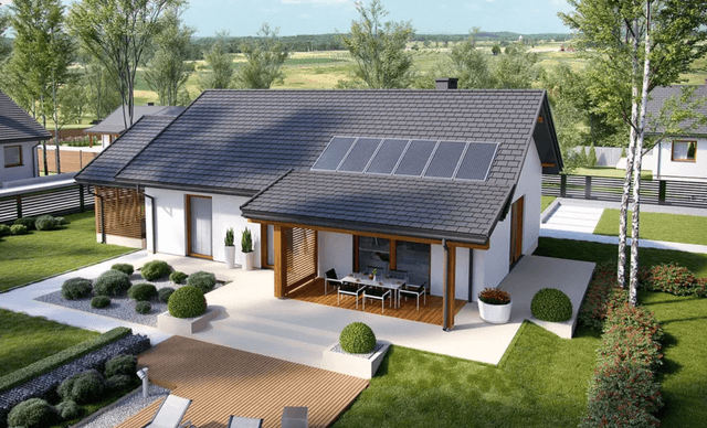 Projekty domów z wiatą garażową