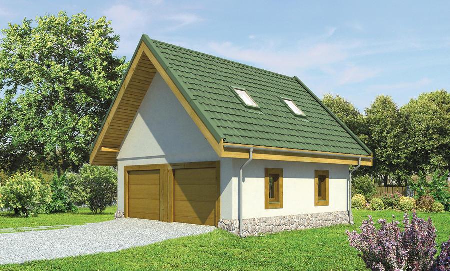 Garaż ze schowkiem G50