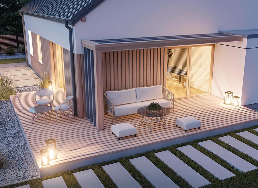 Projekt dom parterowy