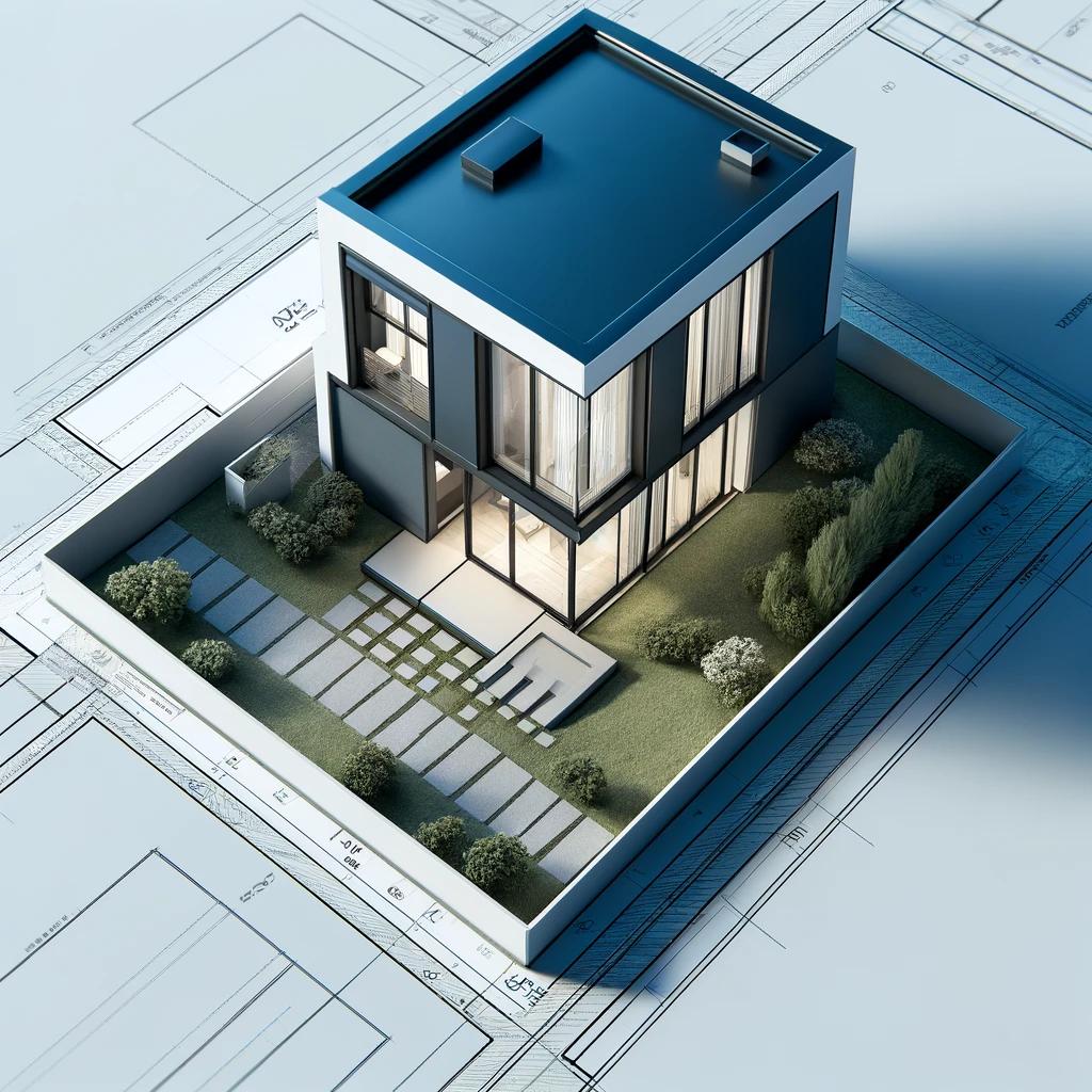 umiejscowienie domu na wąskiej działce