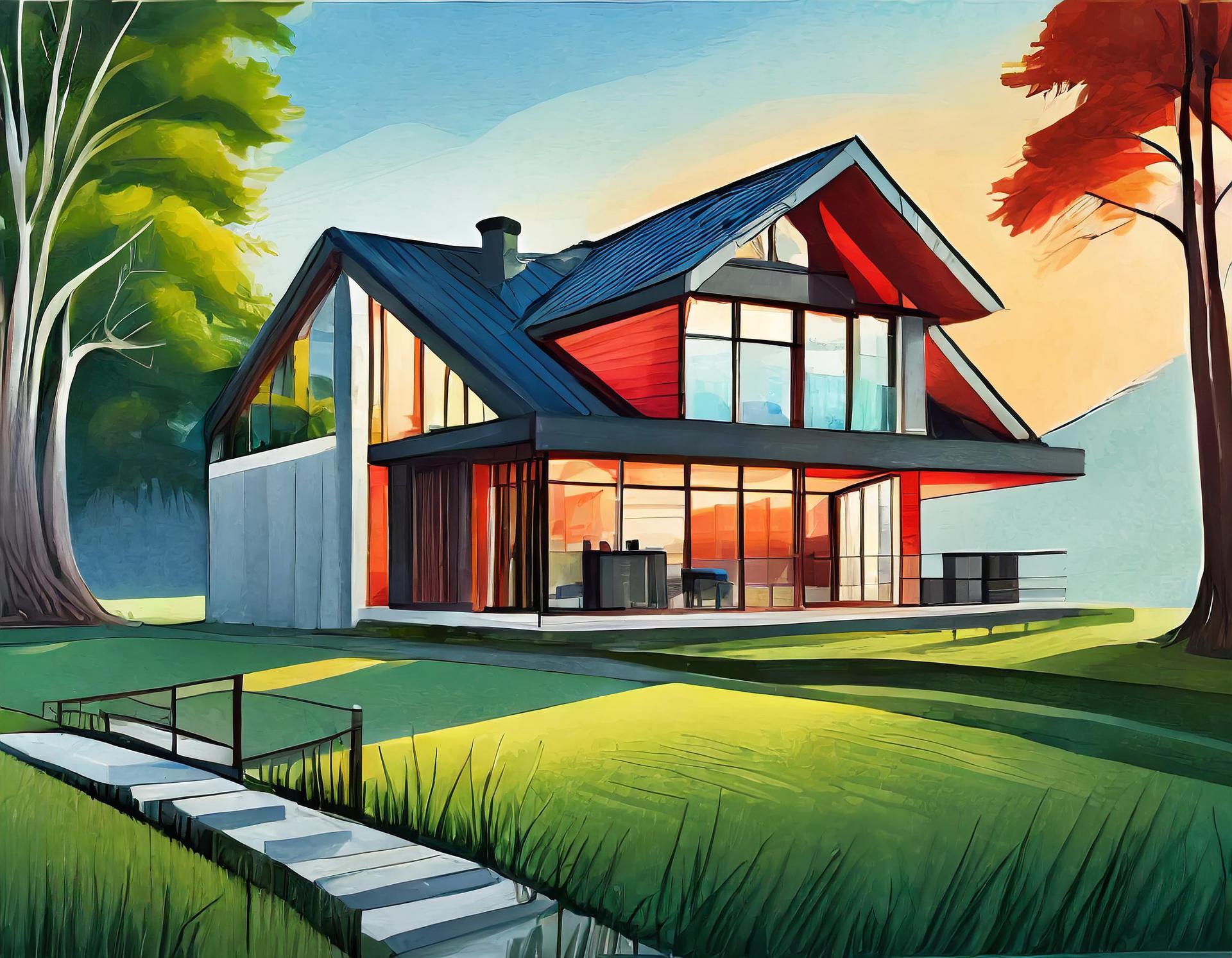 projekt domu na działce nowe odległości od granicy