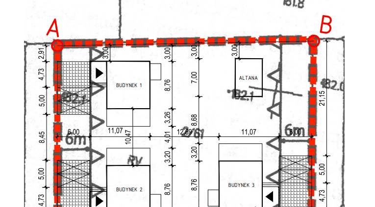 Analiza usytuowania domu do działki - propozycja adaptacji terenu