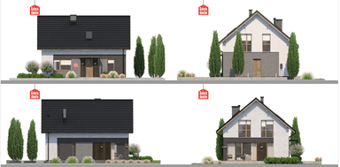 Elewacja Dom przy Alabastrowej 64