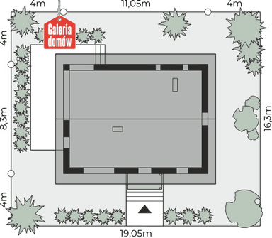 Usytuowanie na działce Dom przy Alabastrowej 64