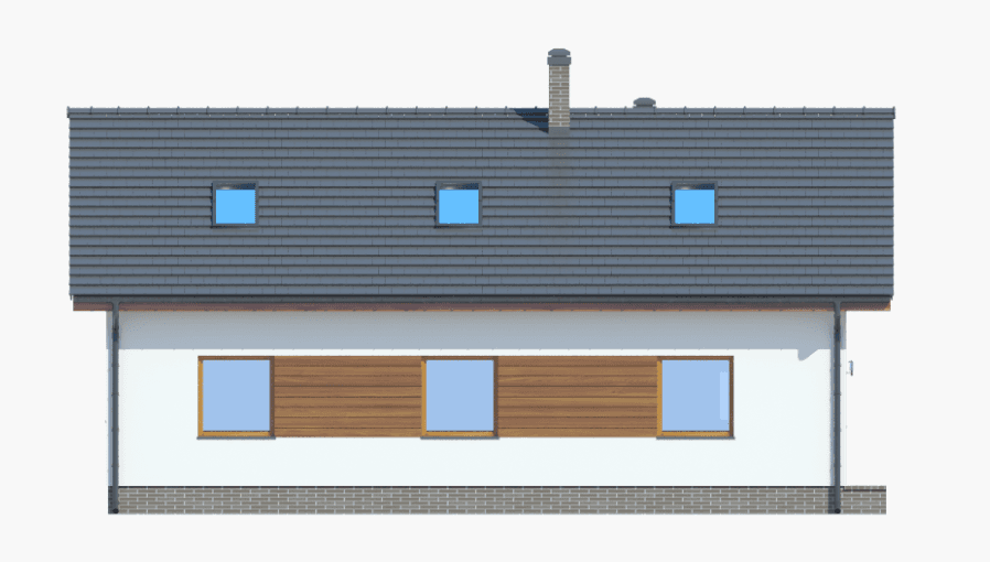 Dom Adresowo projekt z poddaszem do adaptacji