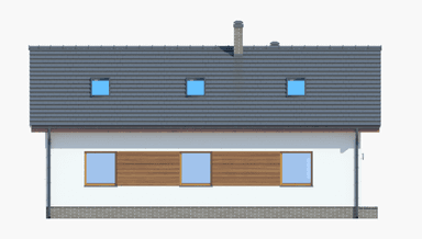 Dom Adresowo projekt z poddaszem do adaptacji