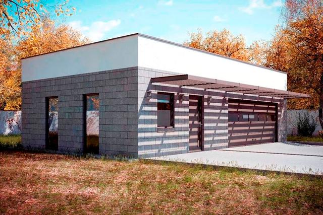 G165 - Budynek garażowo - gospodarczy