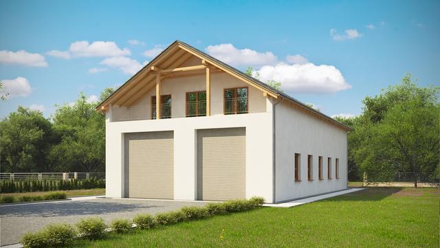 G200 - Budynek mieszkalno - garażowy