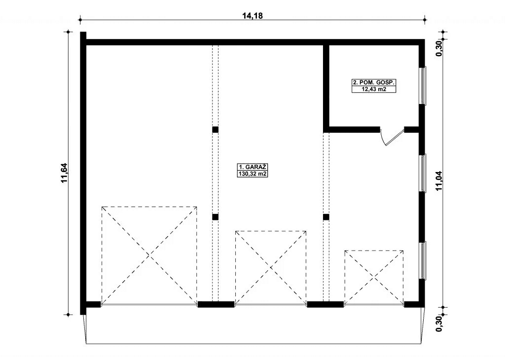 Rzut parteru G277