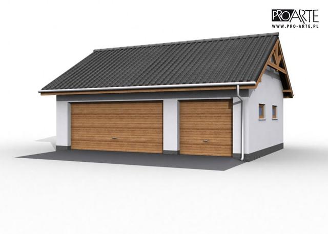 G17 szkielet drewniany budynek gospodarczy