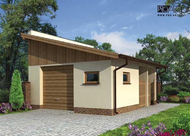 G172 garaż jednostanowiskowy