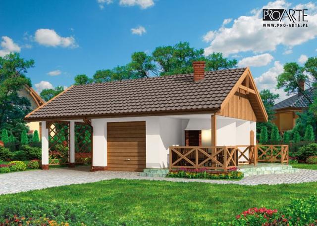 G192 szkielet drewniany budynek gospodarczy