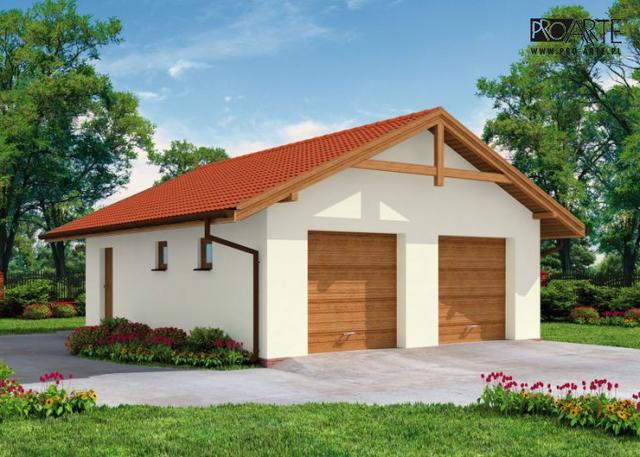 G1A szkielet drewniany budynek gospodarczy