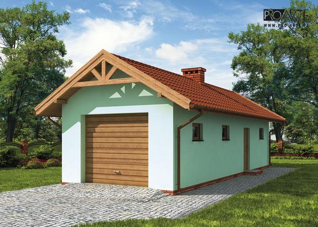 G1m bis szkielet drewniany budynek gospodarczy