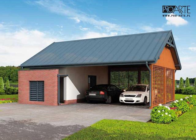 G275 szkielet drewniany budynek gospodarczy