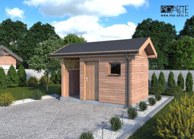 G333 budynek gospodarczy, drewutnia