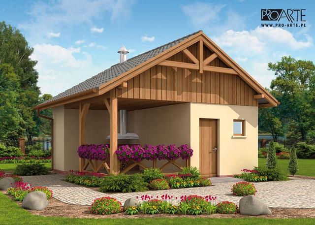 G44 budynek gospodarczy bez bramy