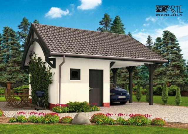 G47  szkielet drewniany budynek gospodarczy