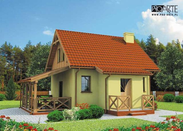 LIMA dom letniskowy z poddaszem