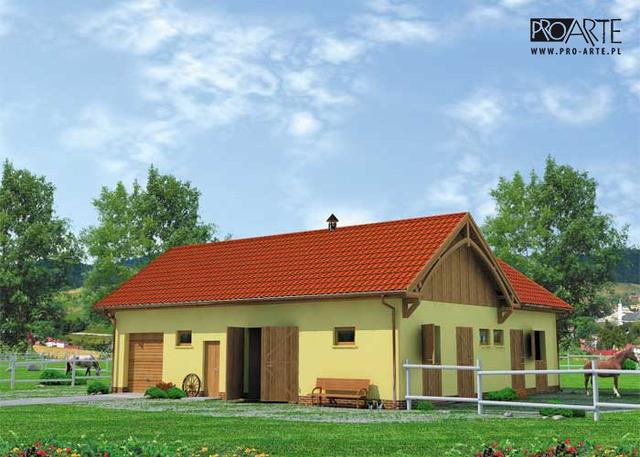 S18 stajnia dla koni - 4 boksy