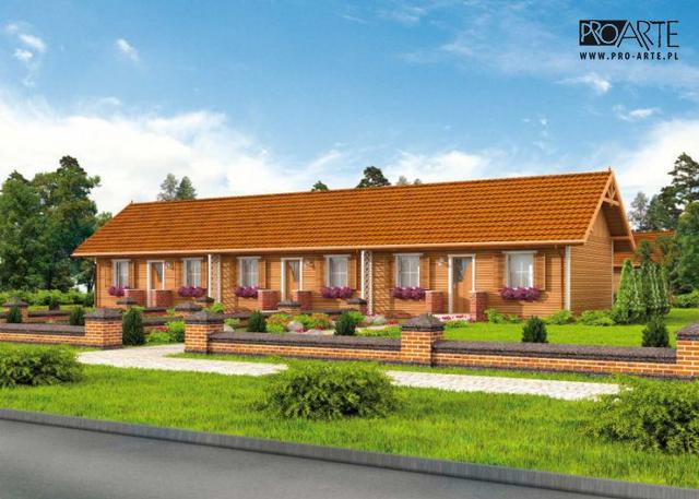 TORONTO 2 dom letniskowy (zabudowa szeregowa)