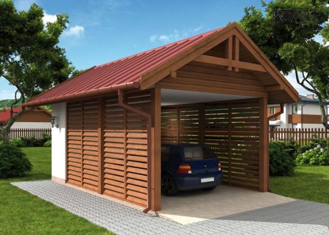 W1 Wiata Garażowa jednostanowiskowa