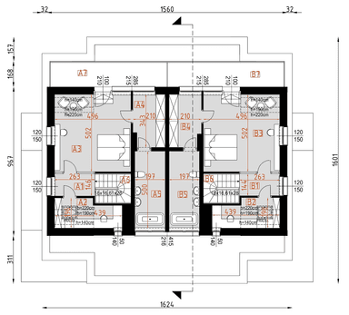 Poddasze budynek usługowo-mieszkalny D210