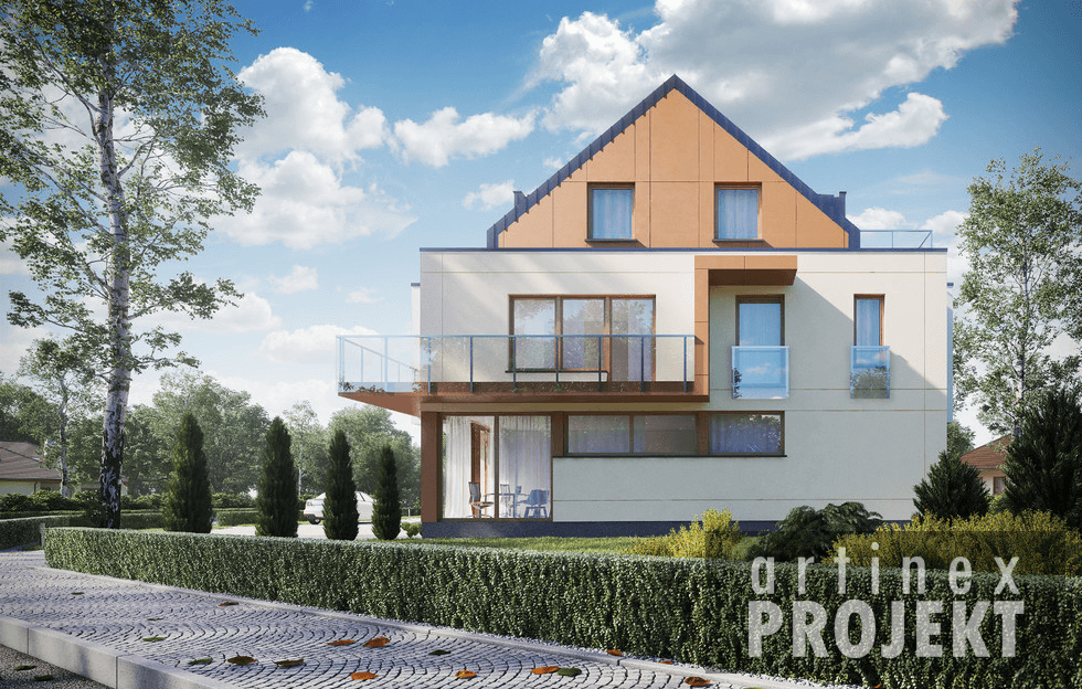 Projekt D210 usługowo-mieszkalny