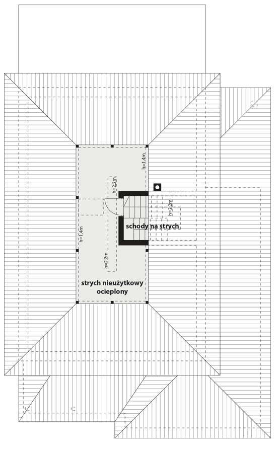 Strych projekt Karo 2