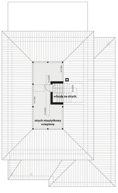 Strych projekt Karo 2