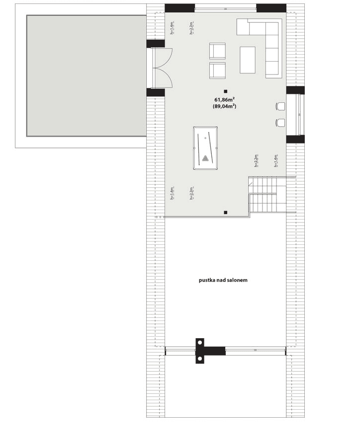Poddasze w domu Hana 7 realizacja w szkielecie drewnianym