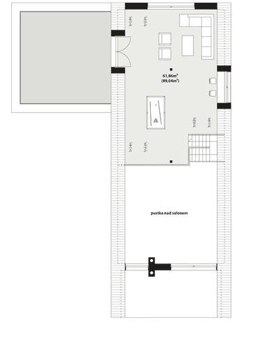 Poddasze w domu Hana 7 realizacja w szkielecie drewnianym