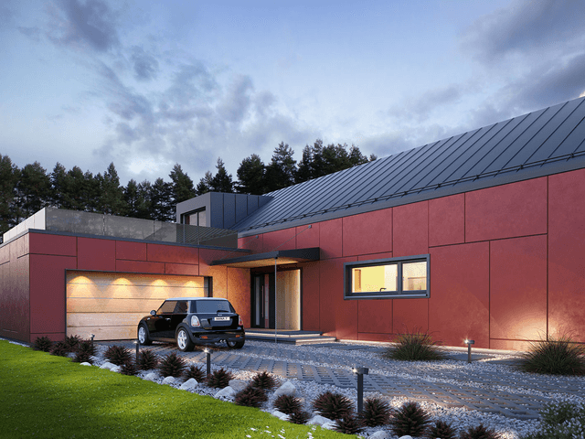 Dom Hana 7, realizacja budowy w szkielecie drewnianym