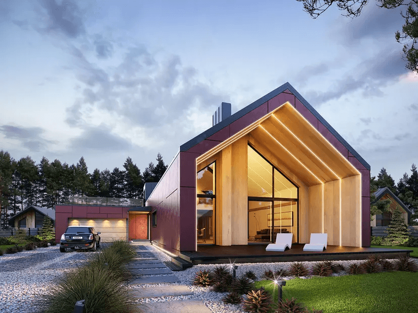 Projekt Hana 7 i budowa w szkielecie drewnianym