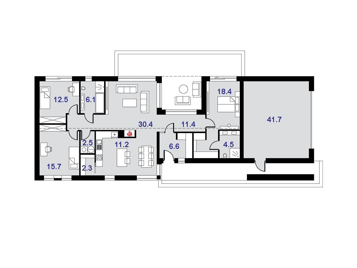 Rzut domu dompasja 61c