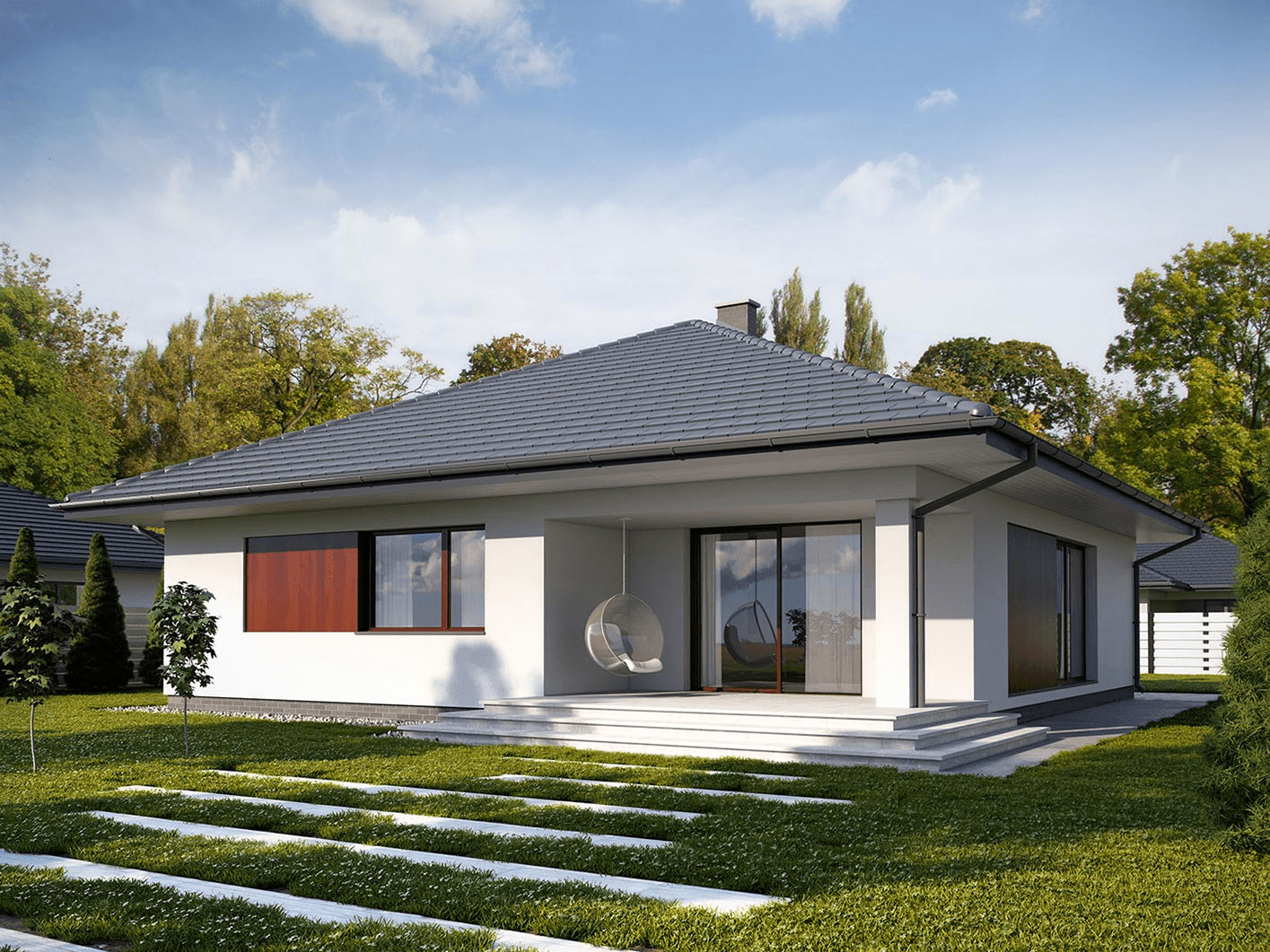 Projekt Irysek 4 z budową w technologii tradycyjnej