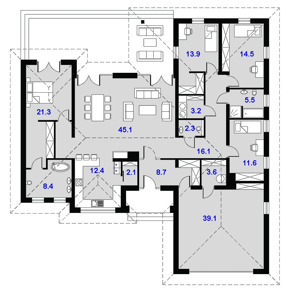 Projekt domu Madera B