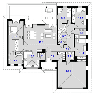 Projekt domu Madera B