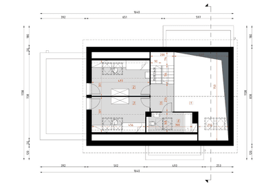 Rzut poddasza D316 B