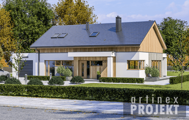 Porjekt d316b z adaptacja do działki