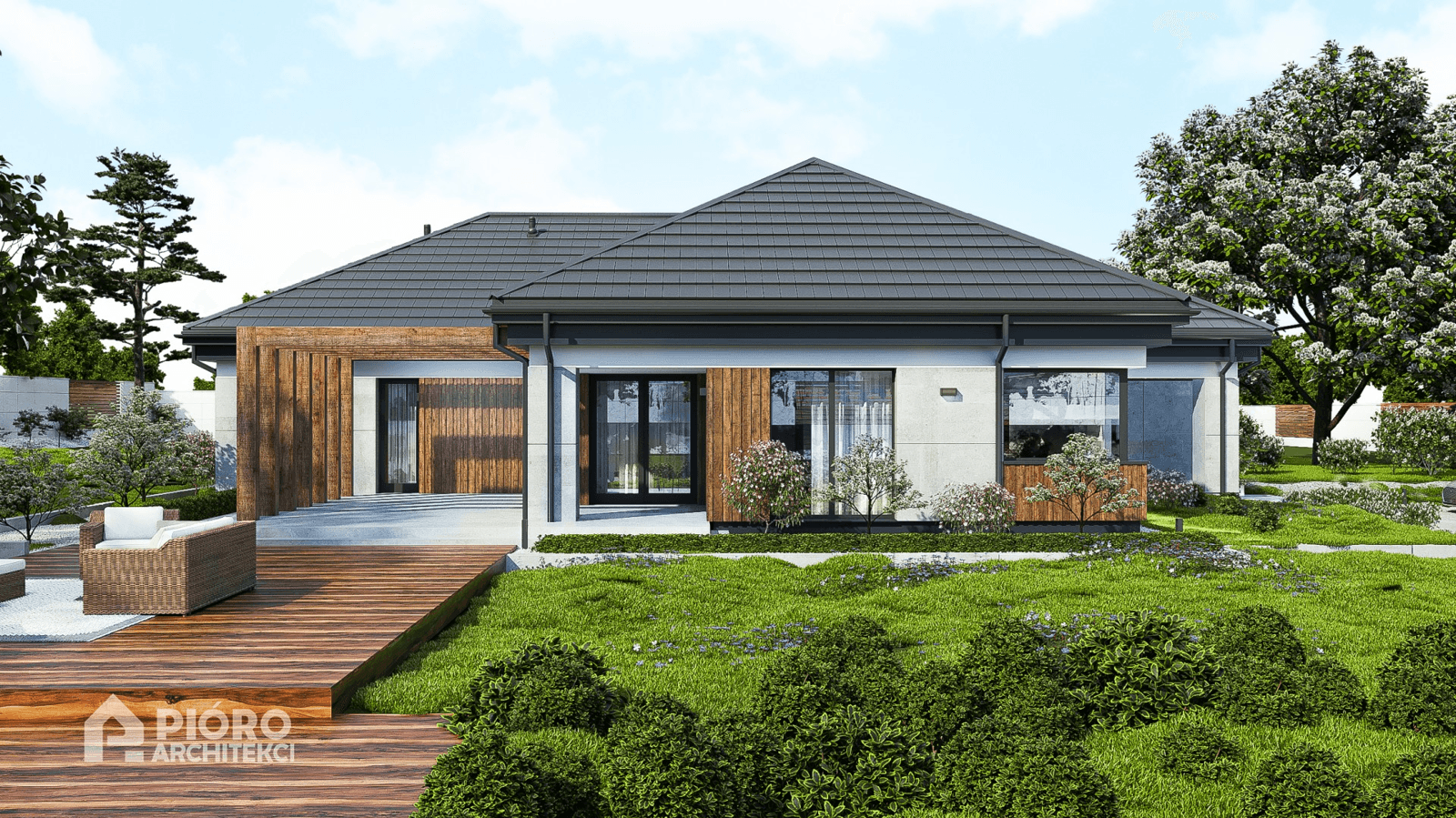 Projekt domu Pióro Architekci 18