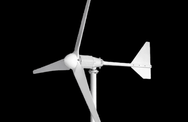 Projekt poziomej turbiny wiatrowej