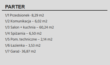 Parter dom piętrowy A-70