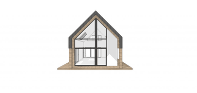Elewacja projektu domu W-27