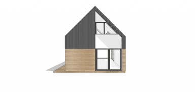 Elewacja projektu domu W-27